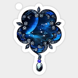 Zodiac constellation  leo Sticker